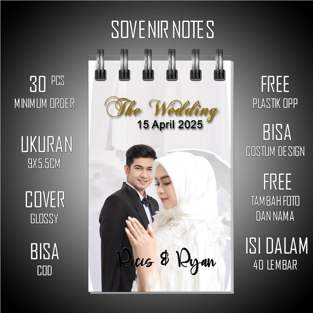 

souvenir notebook custom bisa tambah foto dan nama SOVENIR NOTEBOK BUKU CATATAN MINI KECIL bisa digunakan untuk berbagai acara/ivent; pernikahan ulang tahun aqiqah SOPENIR seminar acara kampus SOFENIR pelatihan sunatan souvenir buku / buku saku