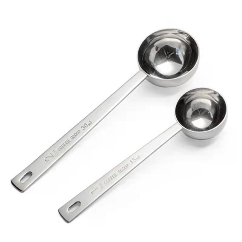 

Stainless Steel Coffee Scoop Long Handle Tablespoon Measuring Tools Kitchen Sugar Scoop Milk Powder Spice Spoon Man Woman Gift