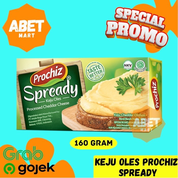 

Keju Oles Prochiz Spready 160Gr - 160 Gr Cheddar Spreadi Cheese Leleh Balok Kecil Prochis