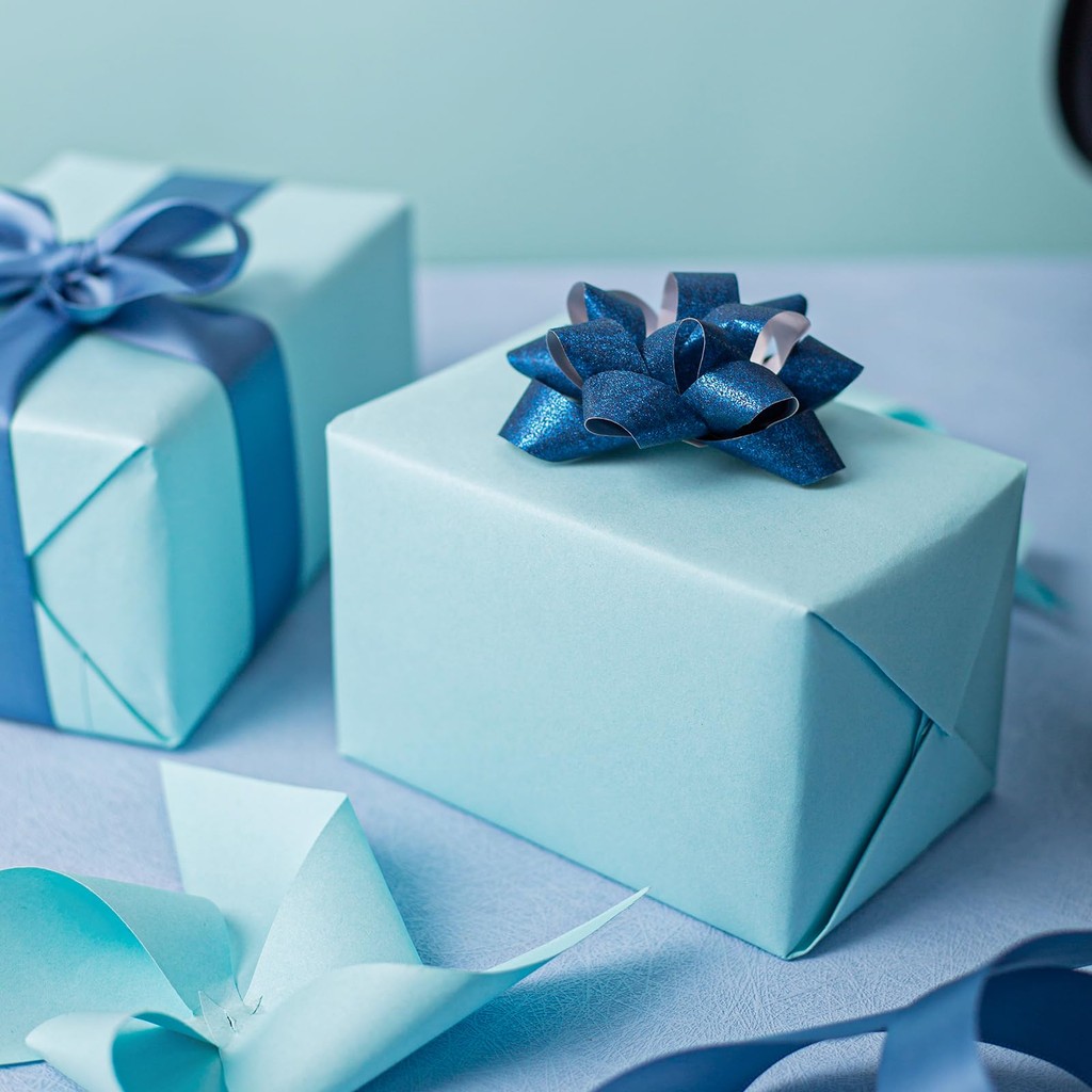 

Kraft Paper Blue Ideal for Gift Wrapping Packing Roll for Moving Art Craft Shipping Floor Covering Wall 100% Recycled Material