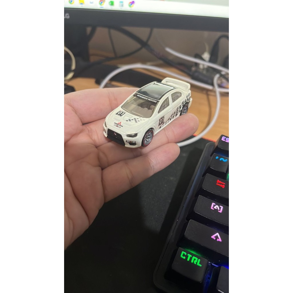 Hotwheels Speed Machine 2008 Lancer Evolution Loose Hot Wheels