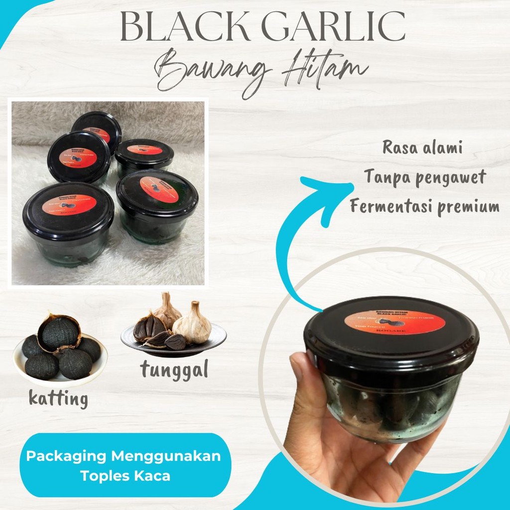 

Black Garlic - Bawang Hitam Tunggal - Bawang Hitam Kating - 100% Asli - HERBAL BERMACAM KHASIAT / N B