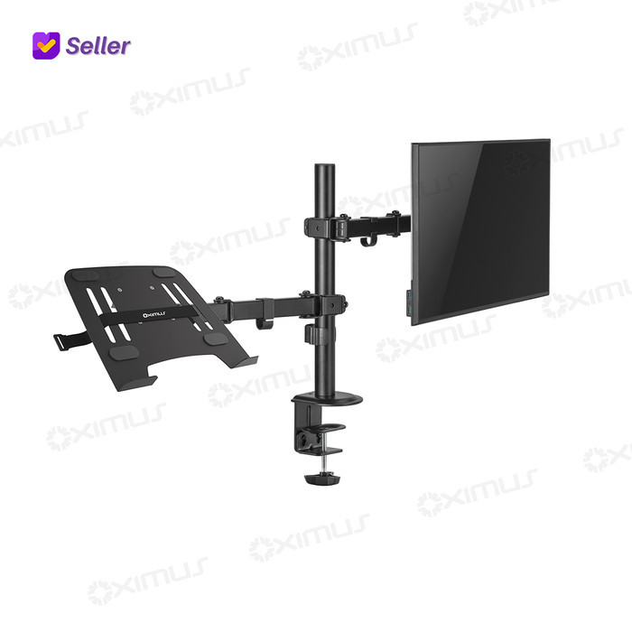 Bracket Laptop Notebook Monitor Combo Oximus ZD1104 Dual Combo - ZD1104CB TC