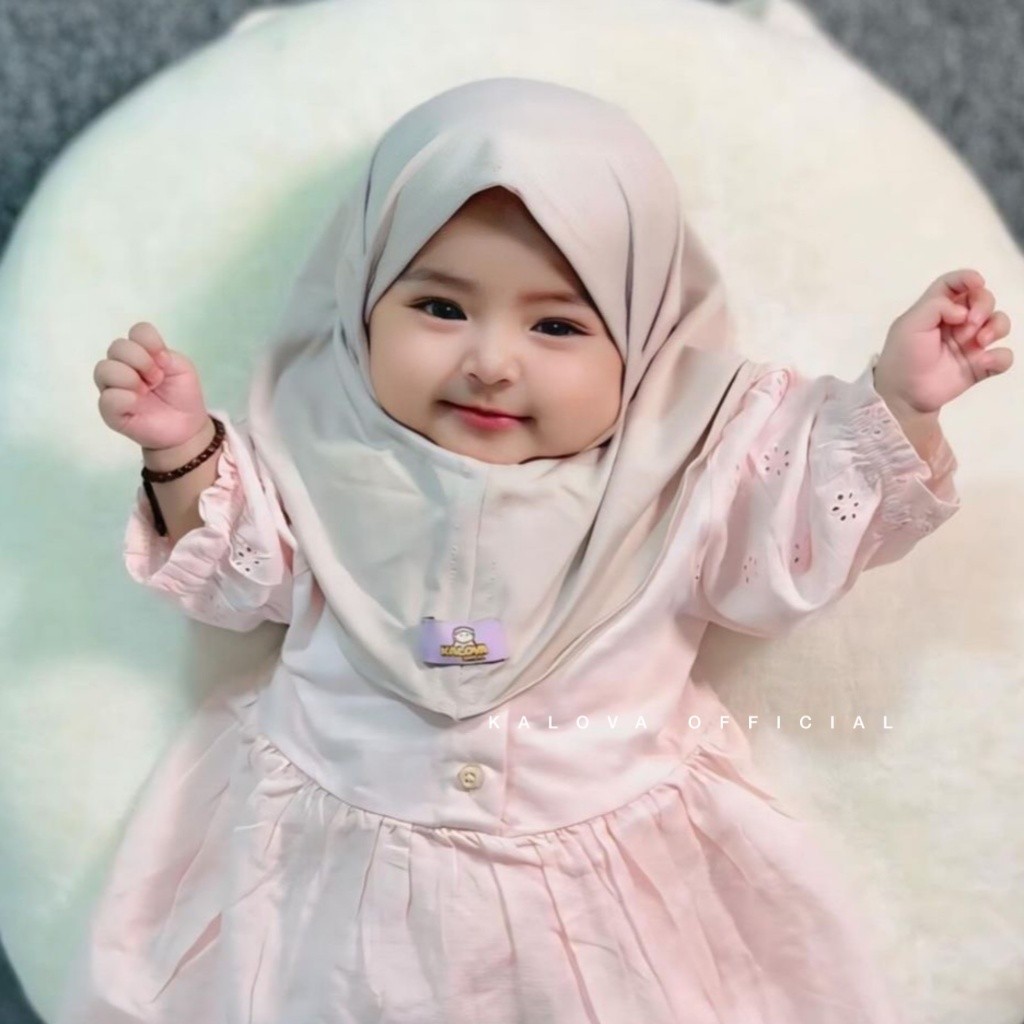 Hijab Instan Anak Kerudung Anak Perempuan Lucu 1-1,5 Tahun Alina