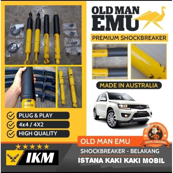 Shock Breaker Merk OLD MAN EMU / OME SUZUKI VITARA / ESCUDO Belakang Original 100%