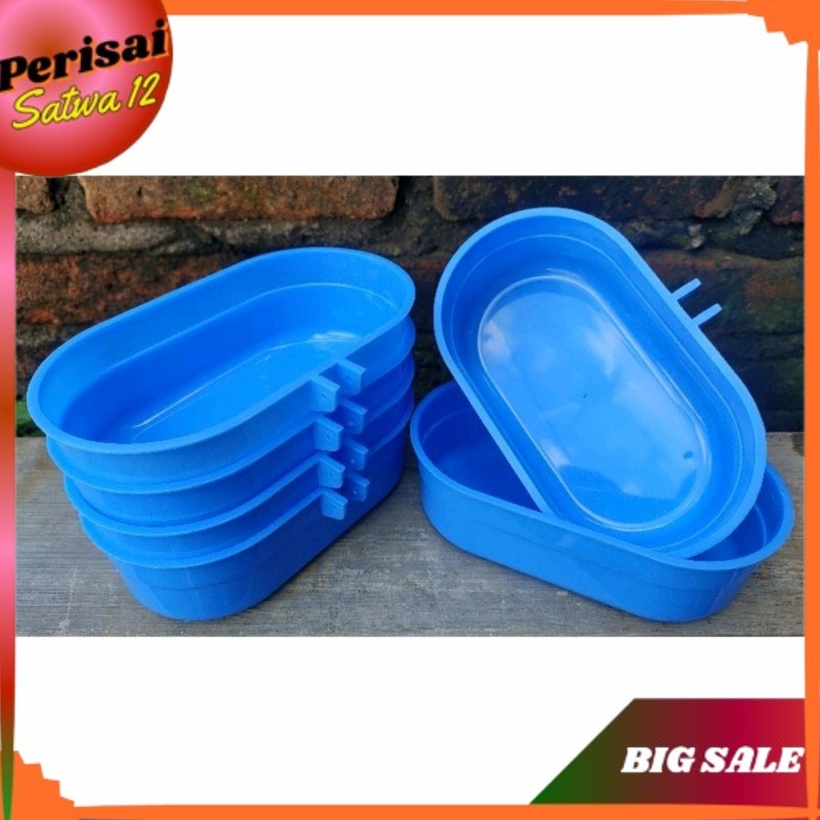 TMK 2 OVAL CEPUK MANDI BURUNG |TEMPAT MAKAN BURUNG | CEPUK MINUM BURUNG | TEMPAT MINUM HEWAN/ WADAH 
