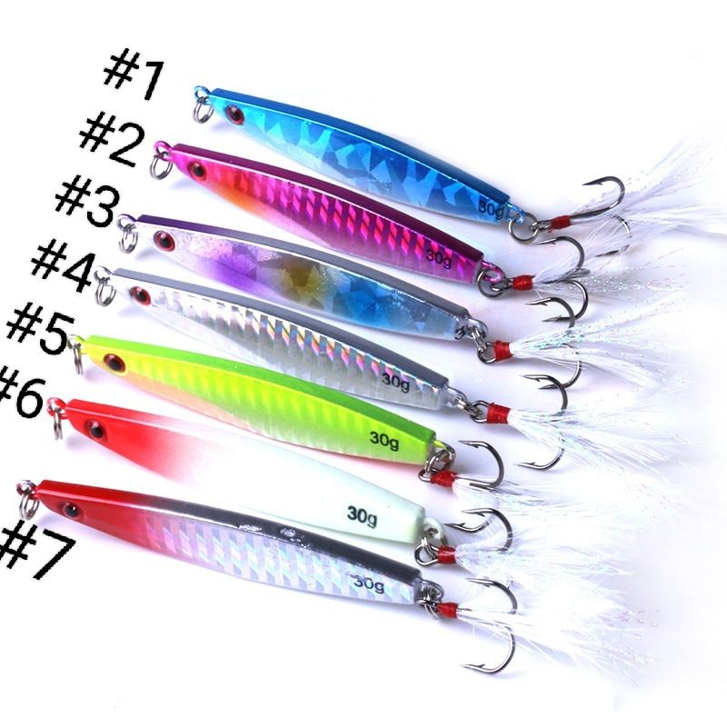 jig lure metal jig 30g dan 40g  metal jig dengan hook