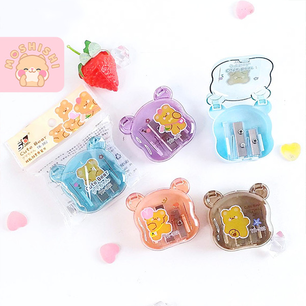 

Peraut Pensil / Pencil Shaperner / Rautan B&K Cute Bear Telinga Lucu