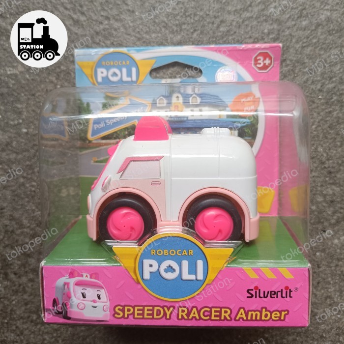 NO99 Robocar Poli Silverlit - Speedy Racer Amber