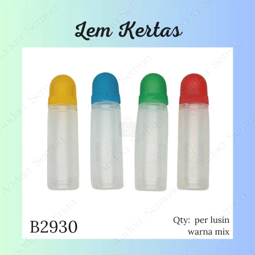 

Grosir 1 Dus isi 480 pcs LEM KERTAS CAIR 30 ML KECIL LIQUID GLUE