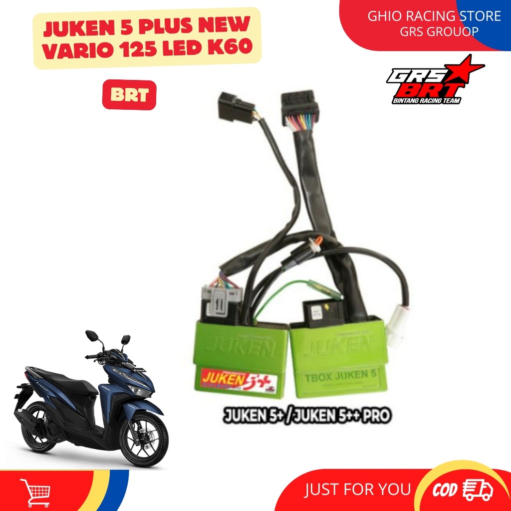 ECU BRT JUKEN 5++ PLUS & TBOX VARIO 125 LED KODE K60 DUALBAND RACING TURBU