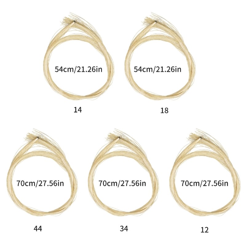 Universal Violin Bow Horsehair Natural White Violin Bow Hair Mongolia Horse Hair Stringed Instrument