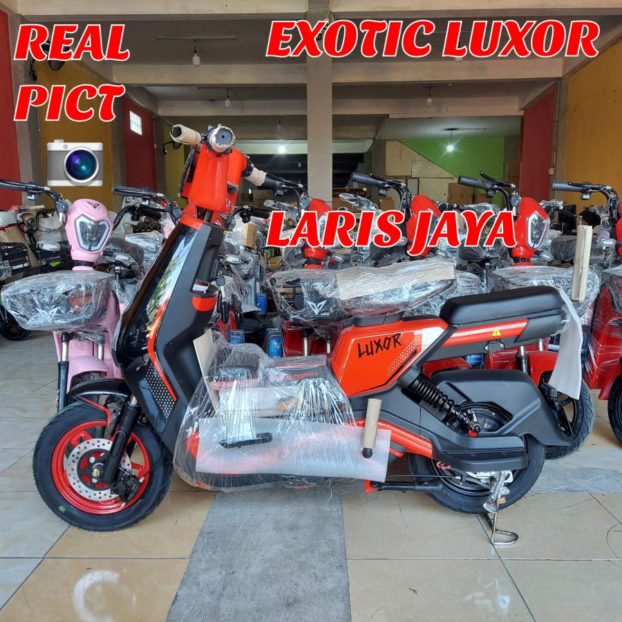 SEPEDA LISTRIK EXOTIC LUXOR SEPEDA LISTRIK MODEL TERBARU EXOTIC LUXOR