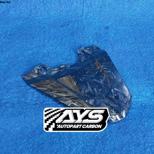 COVER PET STOP SAMBUNGAN BODY BELAKANG YAMAHA VEGA R NEW KARBON FORGED