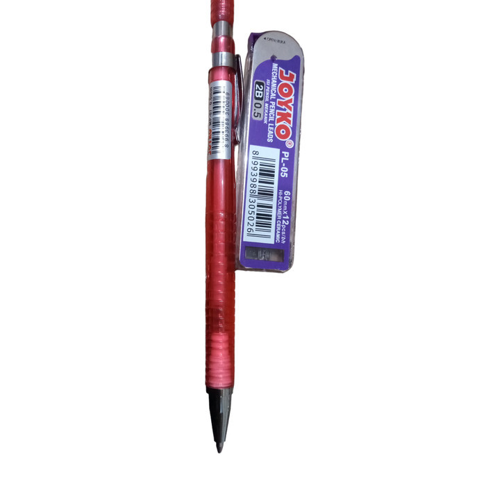

Mechanical Pencil / Pensil Mekanik Joyko dan Refill ( Isi Ulang) - merah+isi ulang by Summerstore id