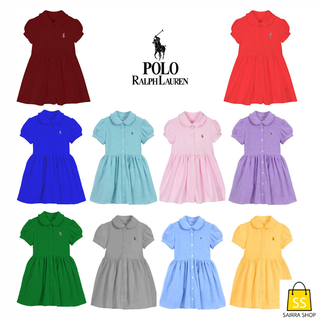 Dress Bayi Perempuan Polo RL Original
