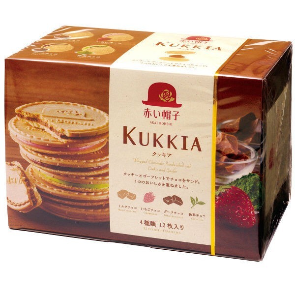 

[OMIYAGE] TIVOLI KUKKIA Japan Original Snacks - Akai Bohshi Crackers - CARTE BOX 12pc