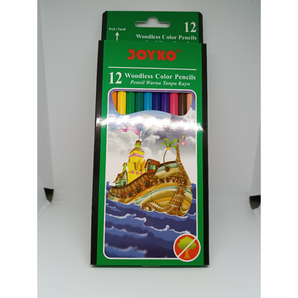 

PENSIL WARNA 12 WARNA MEREK JOYKO CP 103 1 PAK