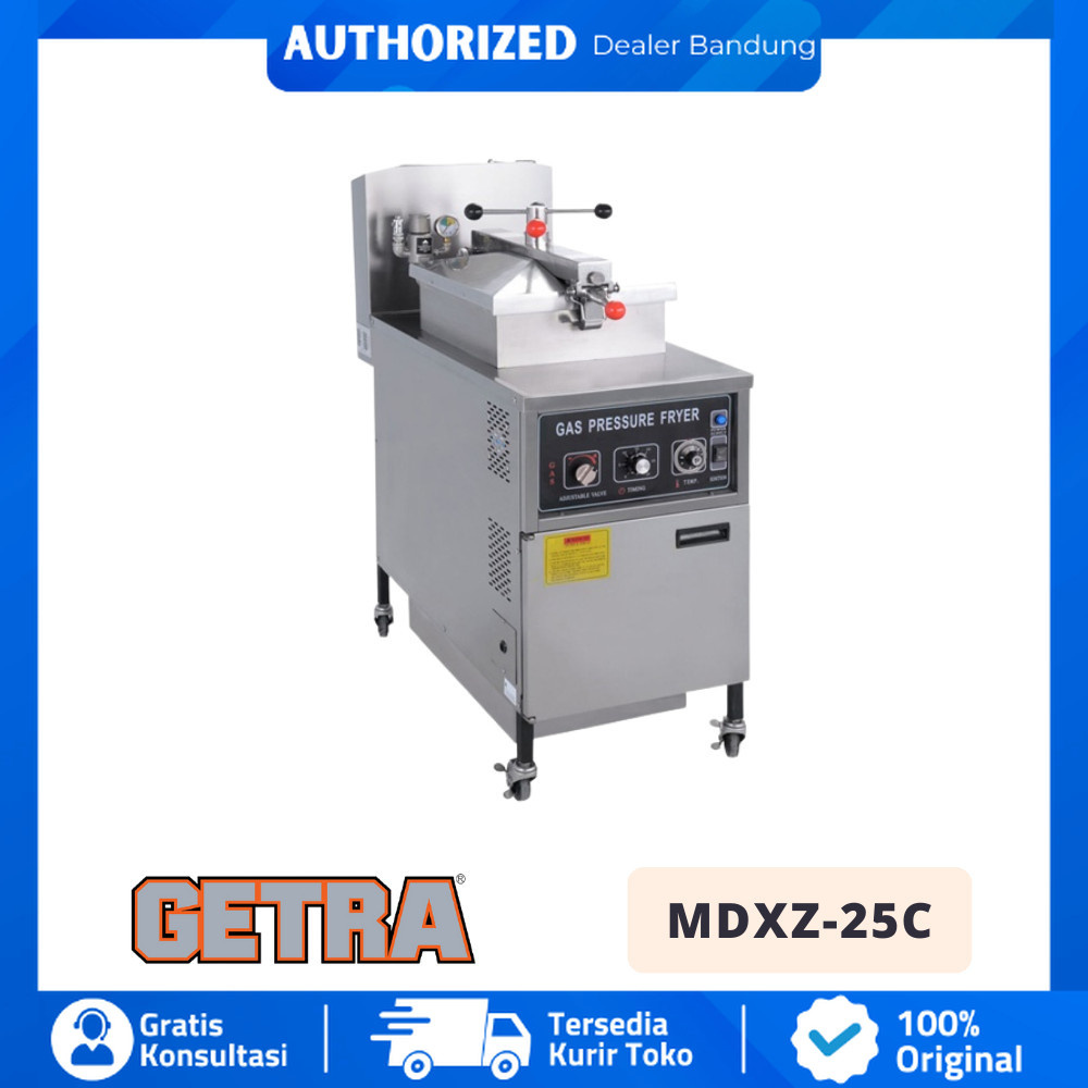 GETRA MDXZ 25C MDXZ-25C DEEP FRYER GAS PRESSURE FRYER VACUUM FRYING