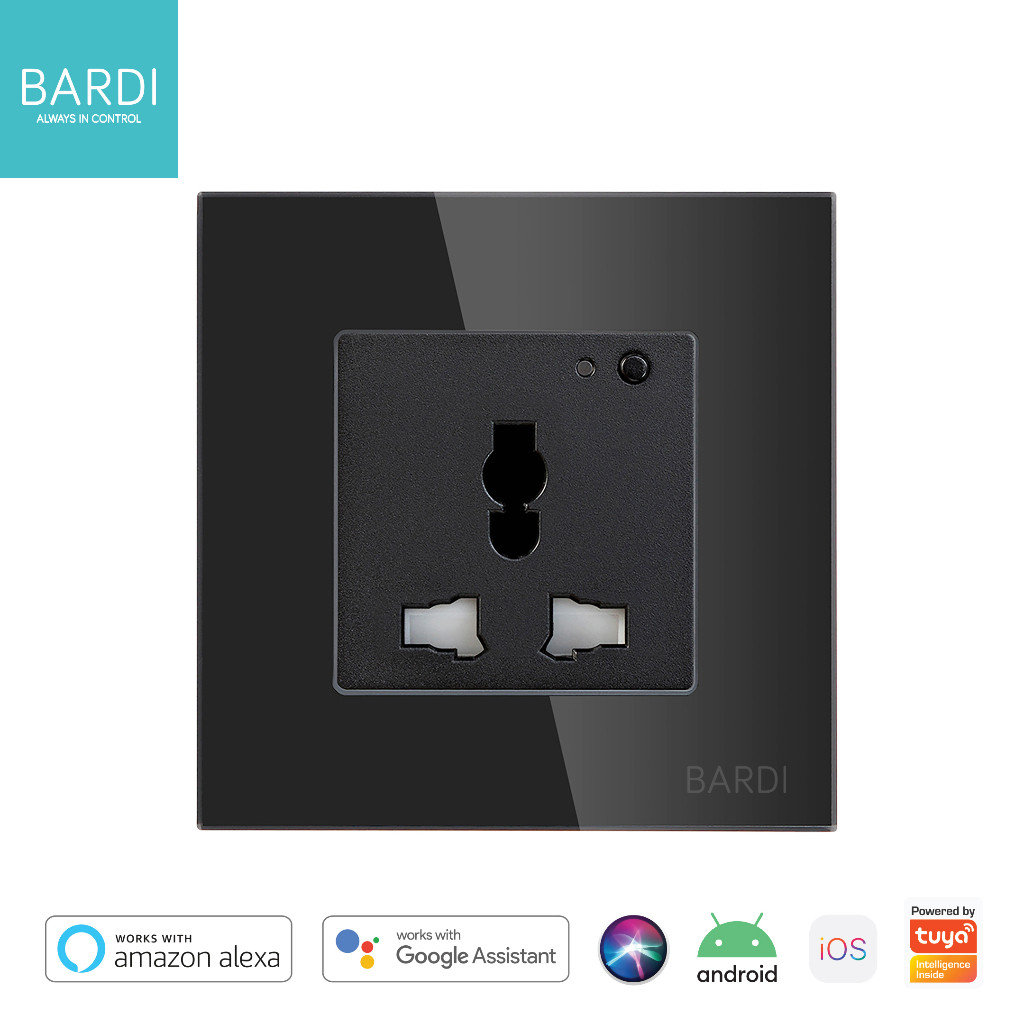 BARDI Smart Wall Socket Wifi UNI / Stop Kontak Wifi Bardi