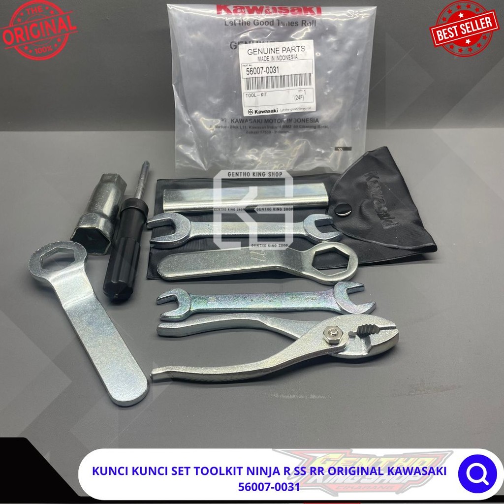 KUNCI KUNCI SET TOOLKIT NINJA R SS RR ORIGINAL KAWASAKI 56007-0031