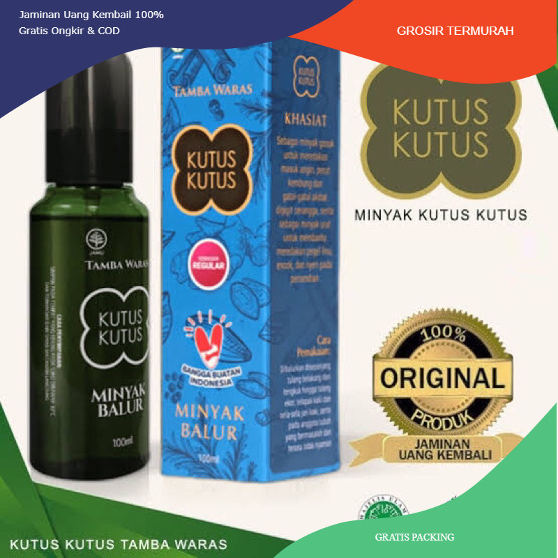 Minyak Kutus Kutus Asli Original Bali Minyak kutus2 asli bali Minyak balur kutus kutus asli bali