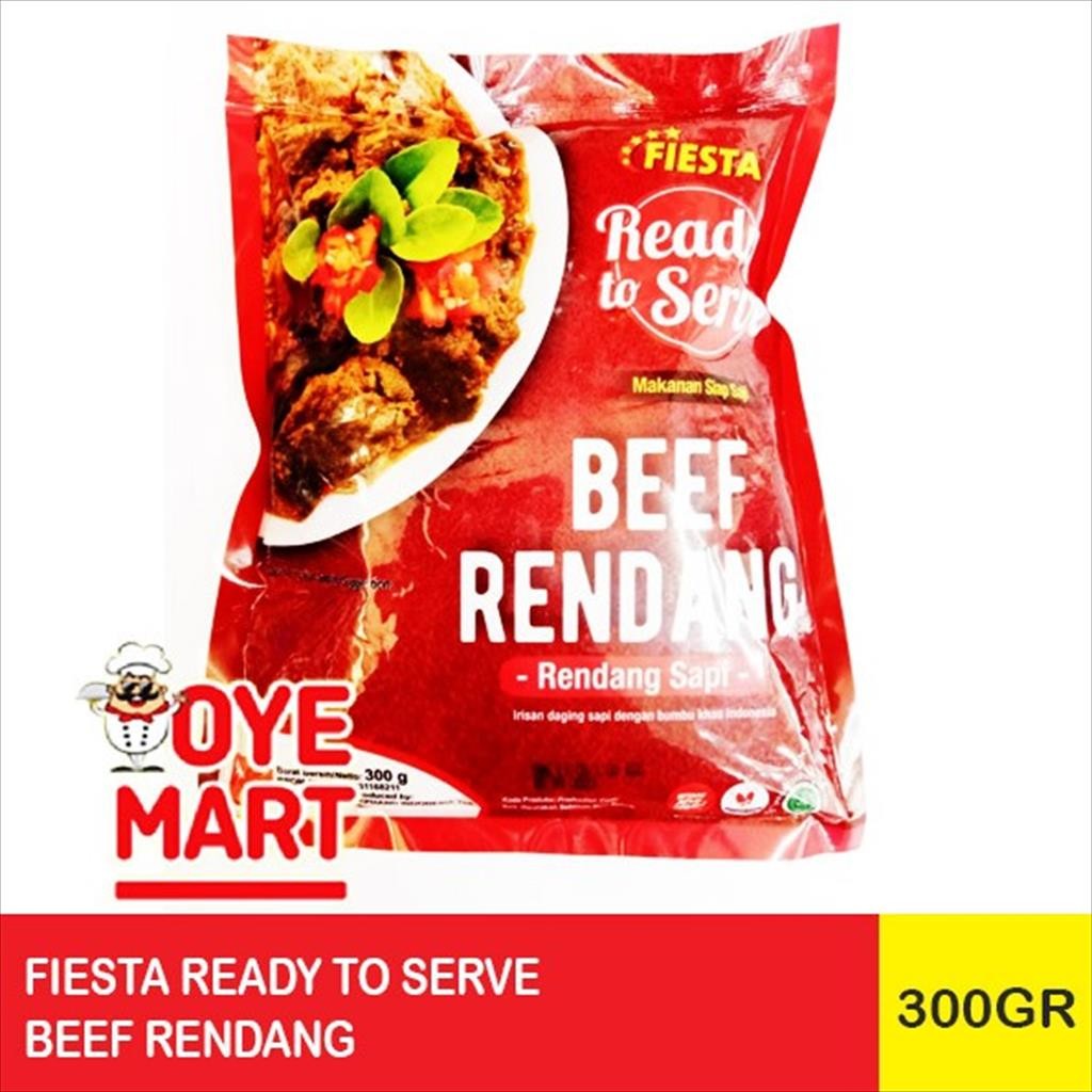 

FIESTA READY TO SERVE BEEF RENDANG 300GR / RENDANG SAPI