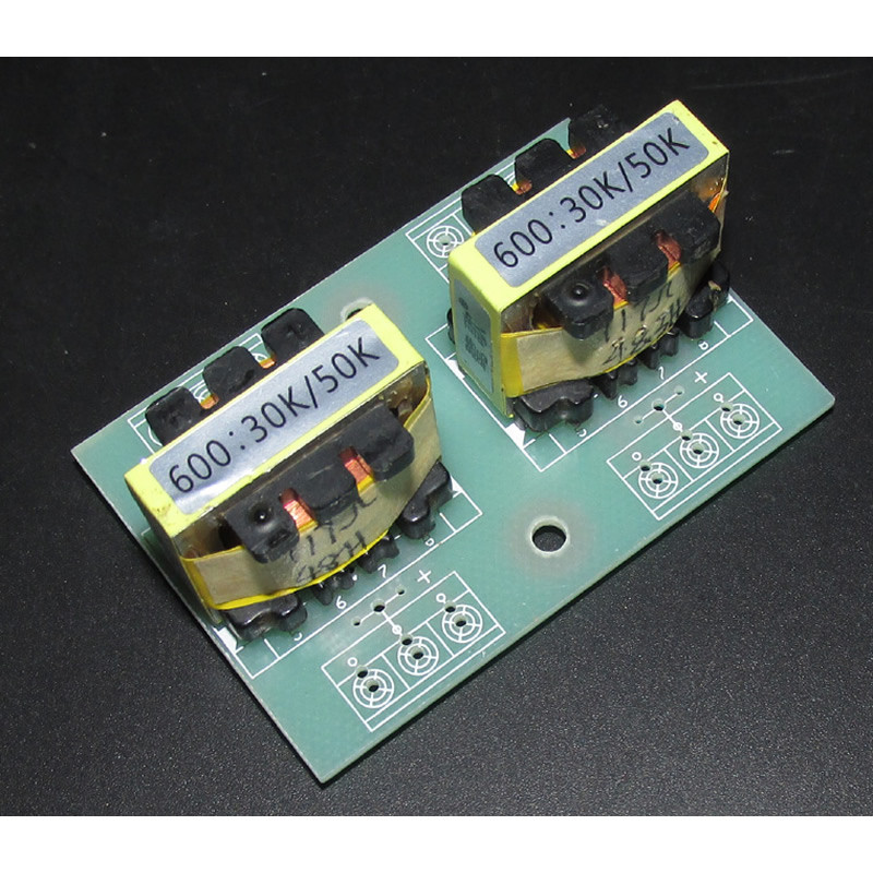Permalloy 600Ω: 30K / 50K audio boost transformer, balanced and unbalanced conversion, 10Hz ～ 20KHz 