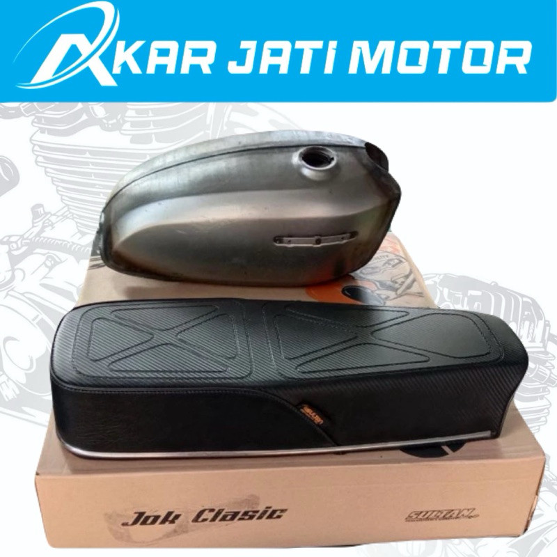 TANGKI CB 125 SULTAN PART TENGKI CB125 SET JOK SULTAN PART CARBON BLUDRU AMPLAS FULL PRESS Motorcycl