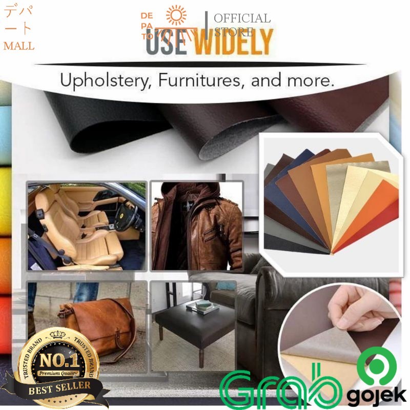 Sticker Stiker leather bahan kulit berkualitas import untuk sofa