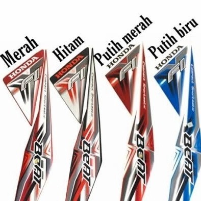 List stiker striping Honda Beat fi 2015 berkualitas non original