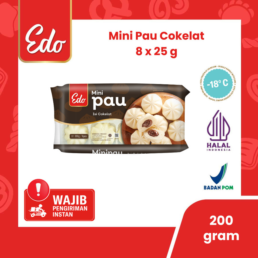 

Edo Mini Pau Coklat 200 Gr