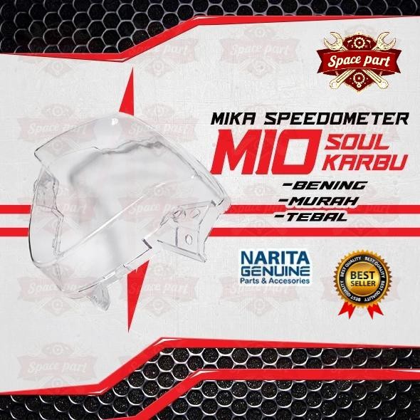 Mika Kaca Spedometer Mio Soul Karbu /  Mika Kilometer Mio Soul Karbu