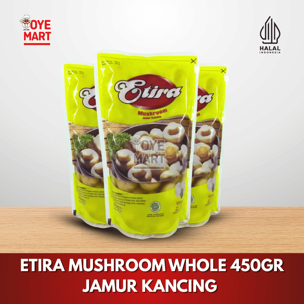 

MUSHROOM WHOLE ETIRA 450GR // JAMUR KANCING UTUH