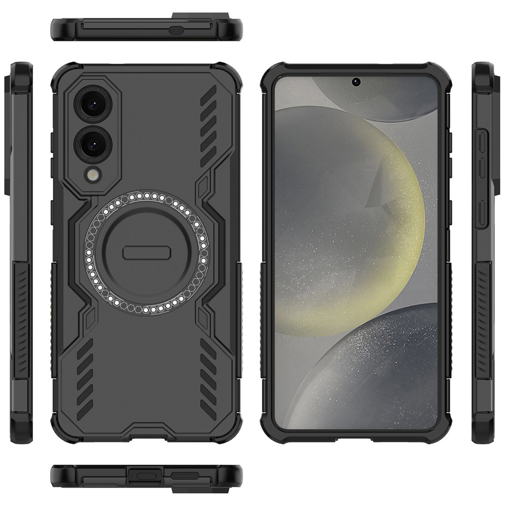 Untuk Samsung Galaxy A16 5G Magnetic Case Heat Dissipation Shockproof TPU PC Hybrid Back cover Phone