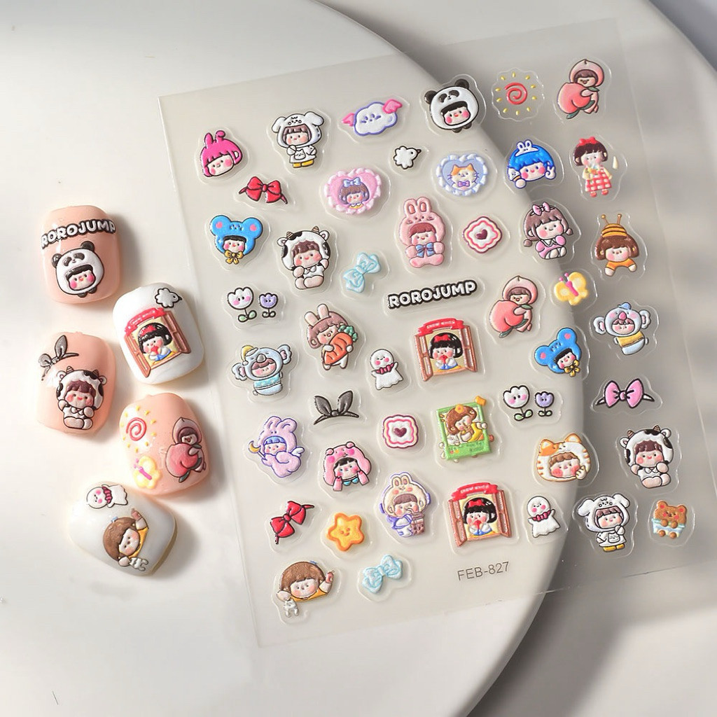 

STICKER KUKU MOLLY GIRLS Nail Art Premium Stiker