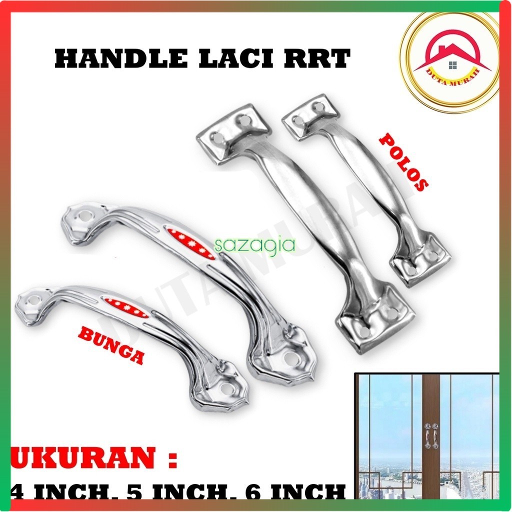 [SG] TARIKAN LACI RRT Polos dan Bunga Handle Pintu Lemari Handle Tarikan Pintu Handle Laci TARIKAN P