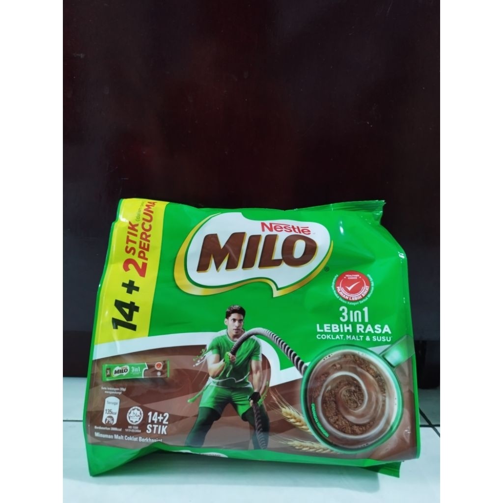 

Milo Sachet Original Nestle 16Sticks x 33Gram