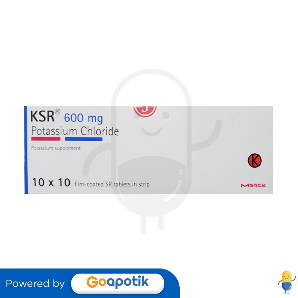Ksr 600 Mg Box 100 Tablet / Defisiensi Kalium
