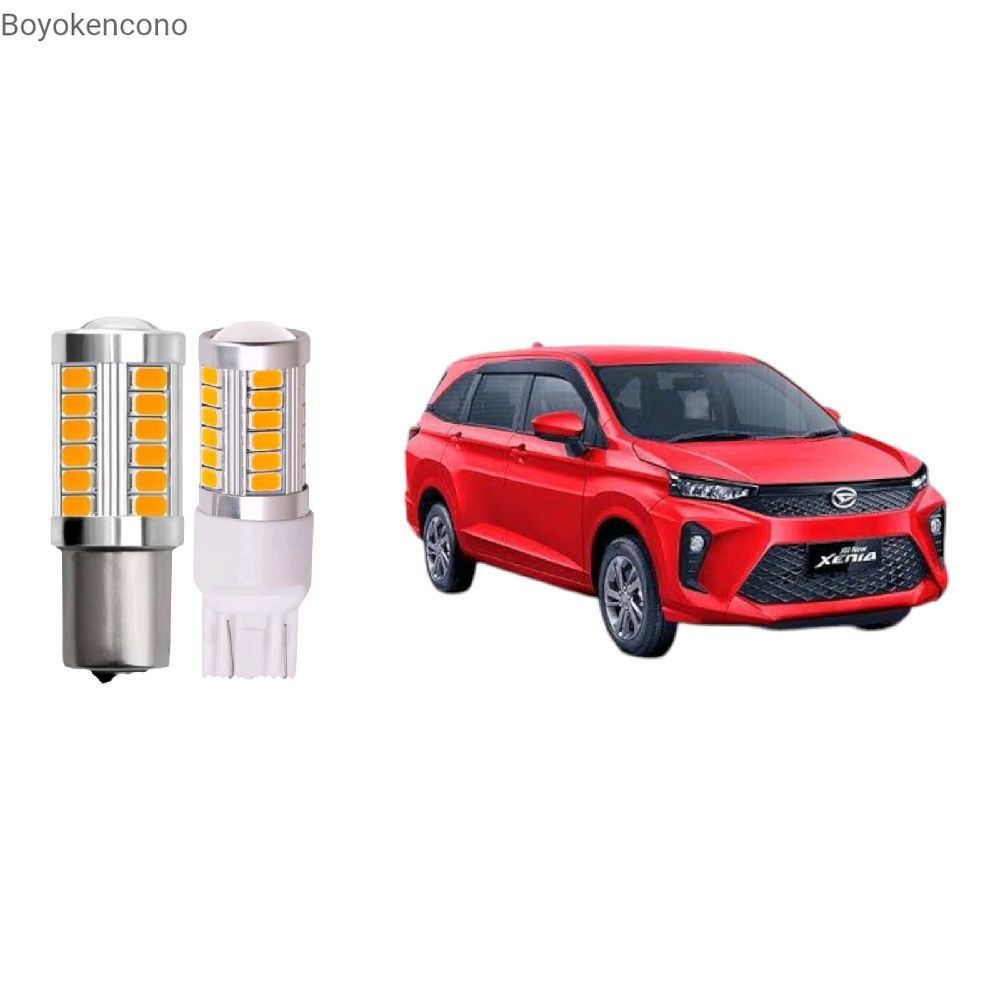 2pcs Lampu Sein Kedip Cepat 33 Mata Daihatsu New Xenia LED belakang T20 Byk