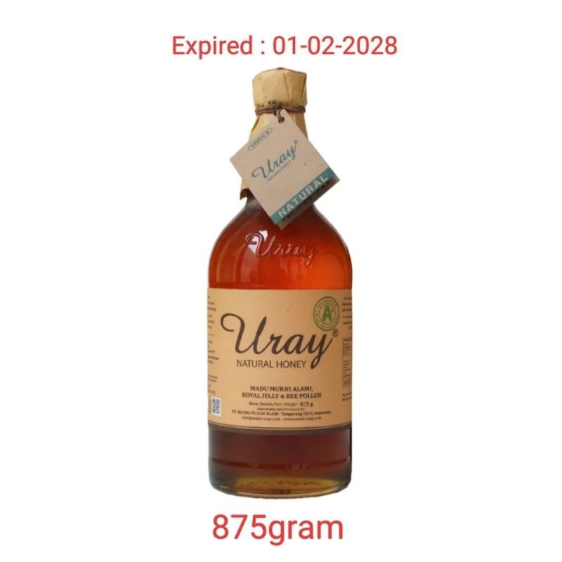 

New Uray Madu Murni Alami Royal Jelly & Bee Pollen 875gramPremium