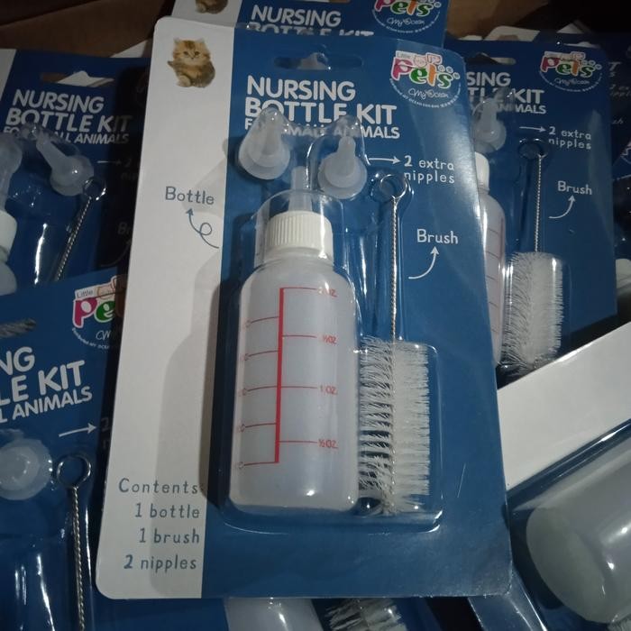 Nursing Bottle Kit Dot Baby Cat Milk Dot Susu Kucing Dan Anjing