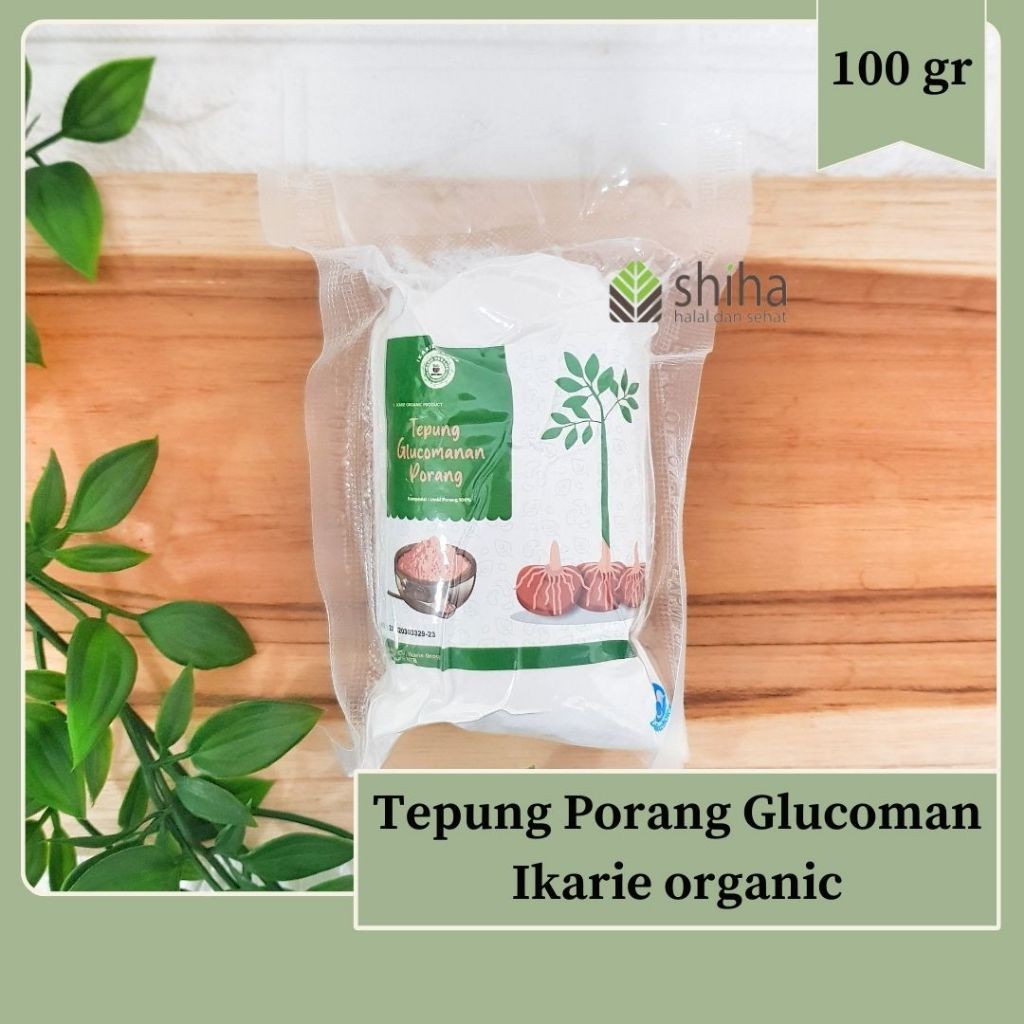 

Tepung Glucomanan Porang 100gr Ikarie Organic - Warung Shiha