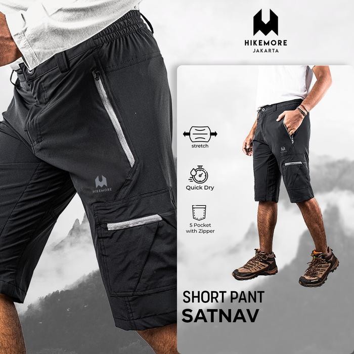 Celana Pendek Hikemore Satnav - Black, S