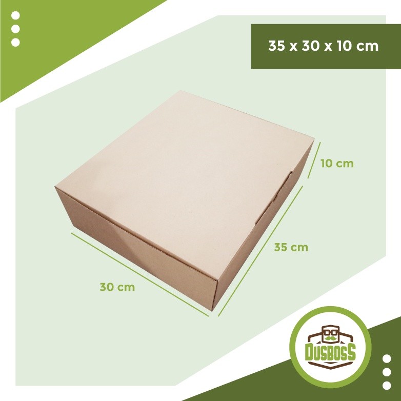 

Kardus 35 x 30 x 10 cm....Die Cut kotak Kue tart -aksesoris-dll