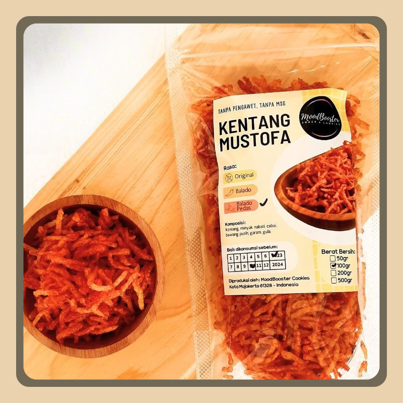 

Kentang Mustofa Krispi 100g by Snack Premium MoodBooster Food