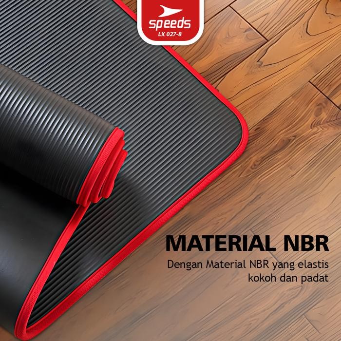 Promo Speeds Matras Workout NBR Matras Yoga Alas Workout Alas Senam Dirumah Ibu Hamil Tebal 10mm 027