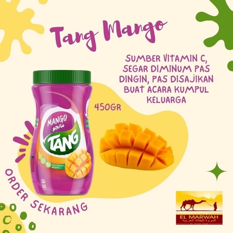 

minuman serbuk tang mangga asli arab 450 gram