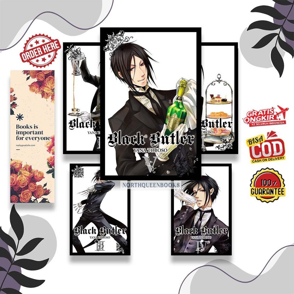 Komik Black Butler (32 Manga series) By Yana Toboso (English)