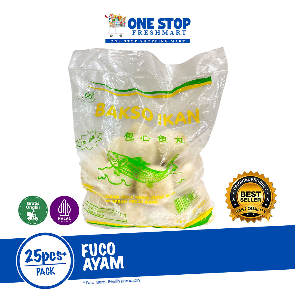 

BAKSO IKAN DAN AYAM FUCO ISI 25 / BAKSO FUZHOU AYAM ISI 25